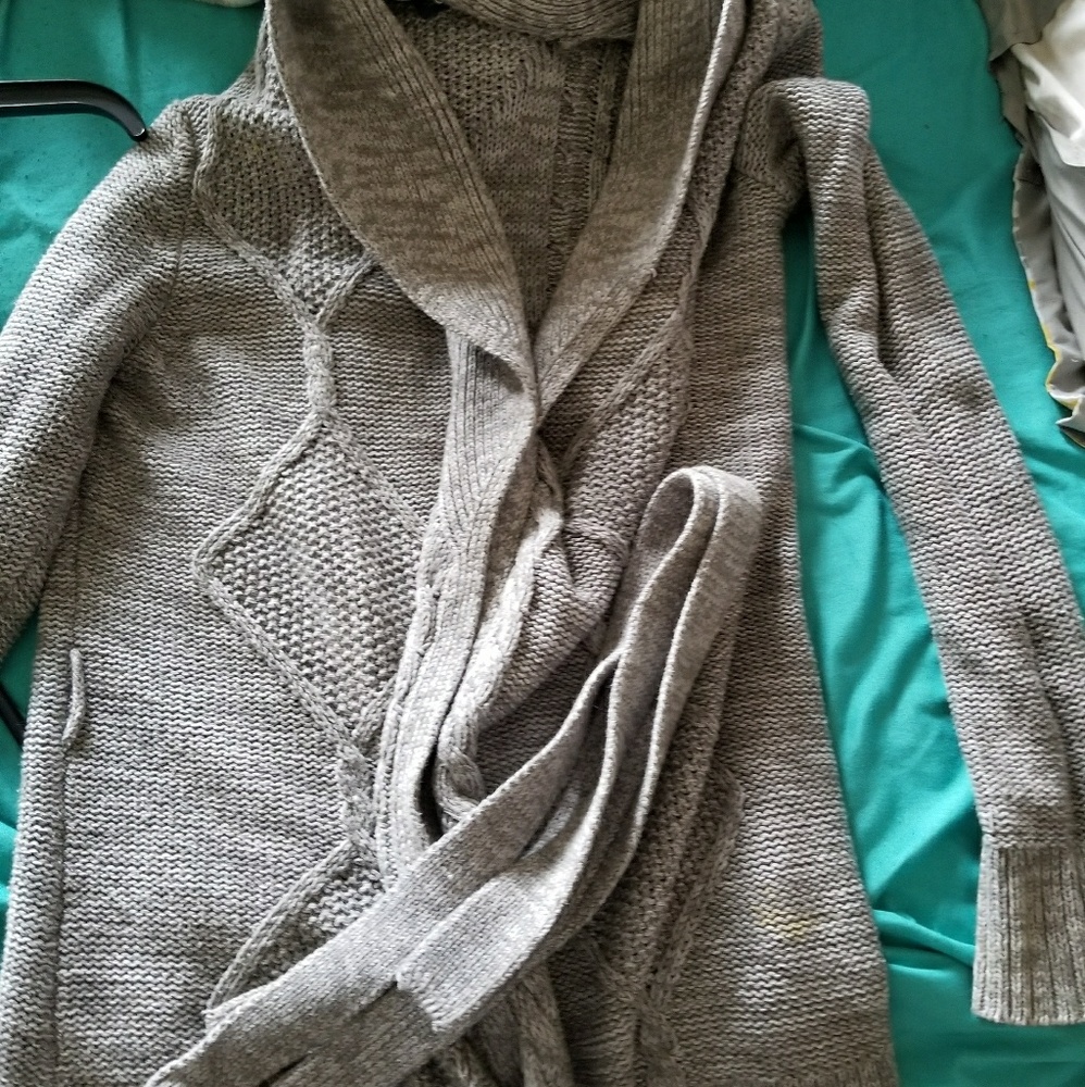 Wrap around sweater